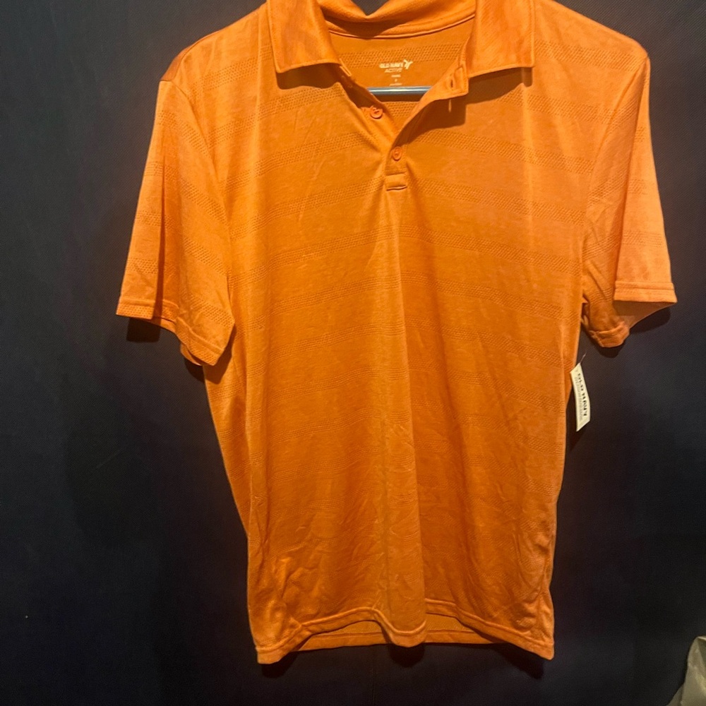 Men's Orange Polo Shirt
